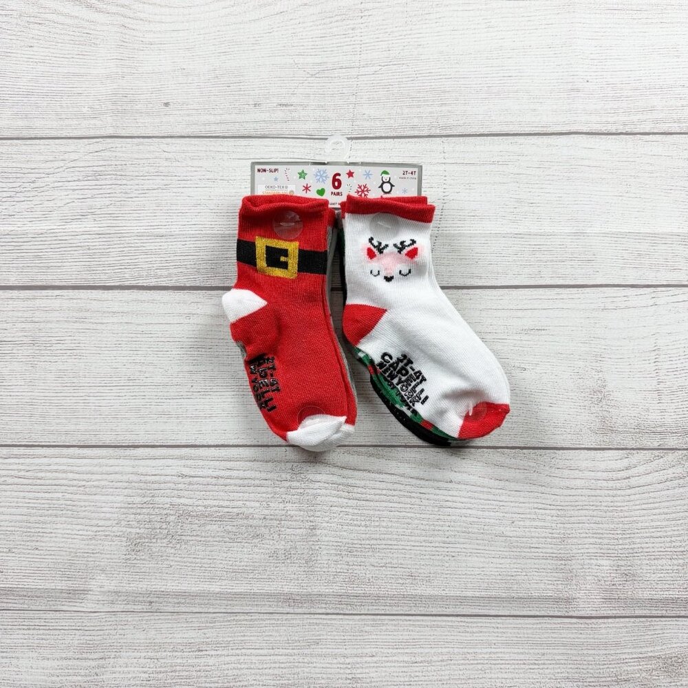 Capelli New York Holiday Socks 6 Pack NWT 2t-4t
